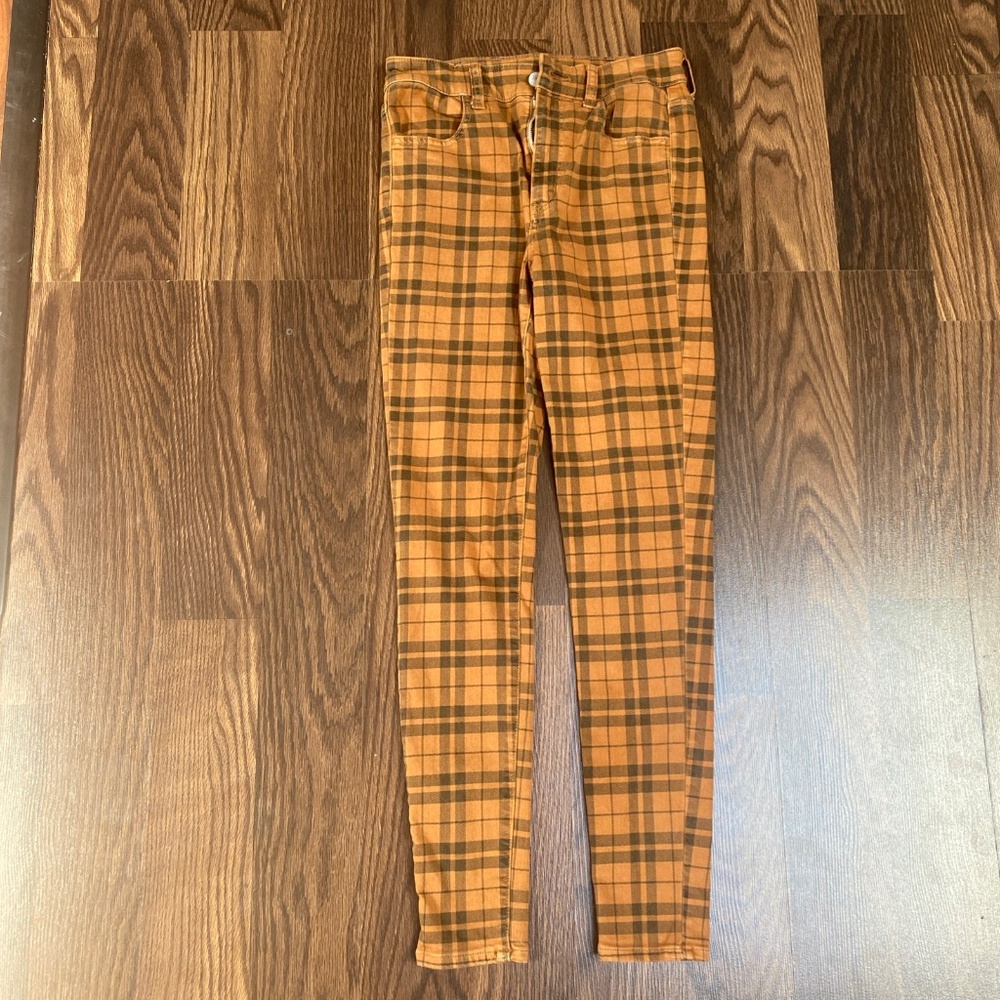 American Eagle Outfitters Super High Rise Jegging Next Level Stretch 4 regular